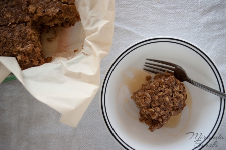 Maple and Brown Sugar Oatmeal Squares